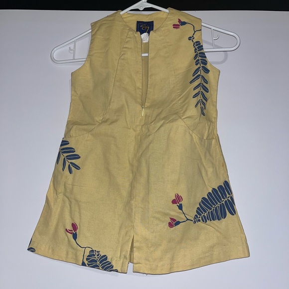 Kid's girls Hawaiian dress sig zane yellow, green, and red size 3 - Picture 1 of 5